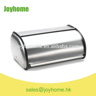 factory price roll top stainless steel bread storage bin