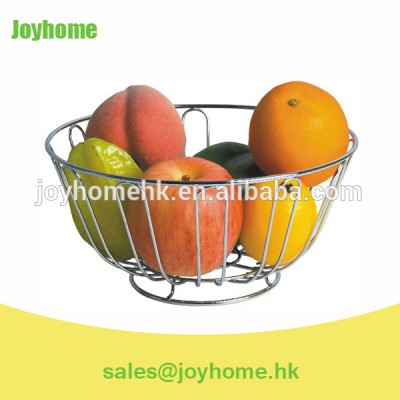 stainless steel wire rack round stainless steel fruit basket